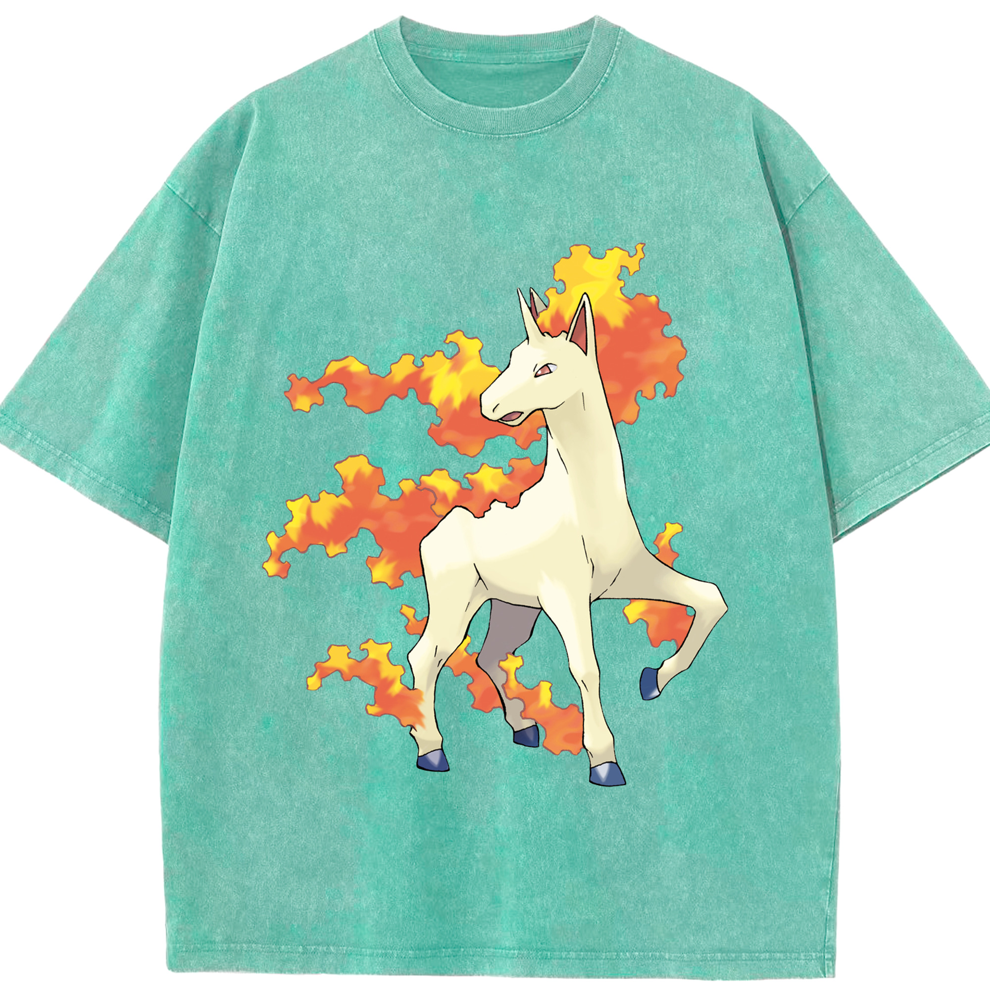 （画像用） ポケットモンスター Pokémon 綿100% ヴィンテージ風 半袖Tシャツ（フロントプリント）